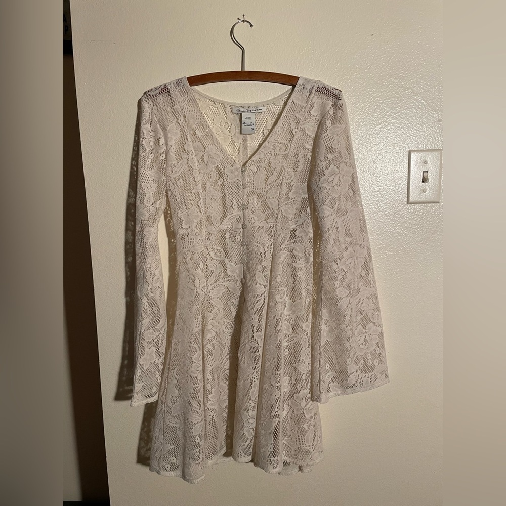 American Rag - Ivory Lace Dress - S